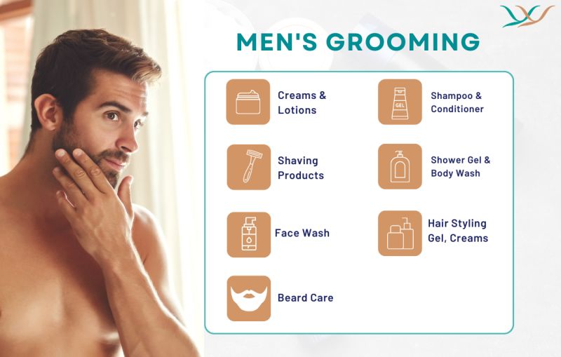 Men’s grooming products